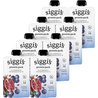 Siggi's Reduced Fat Protein-Pack Yogurt Pouch, Blueberry Pomegranate