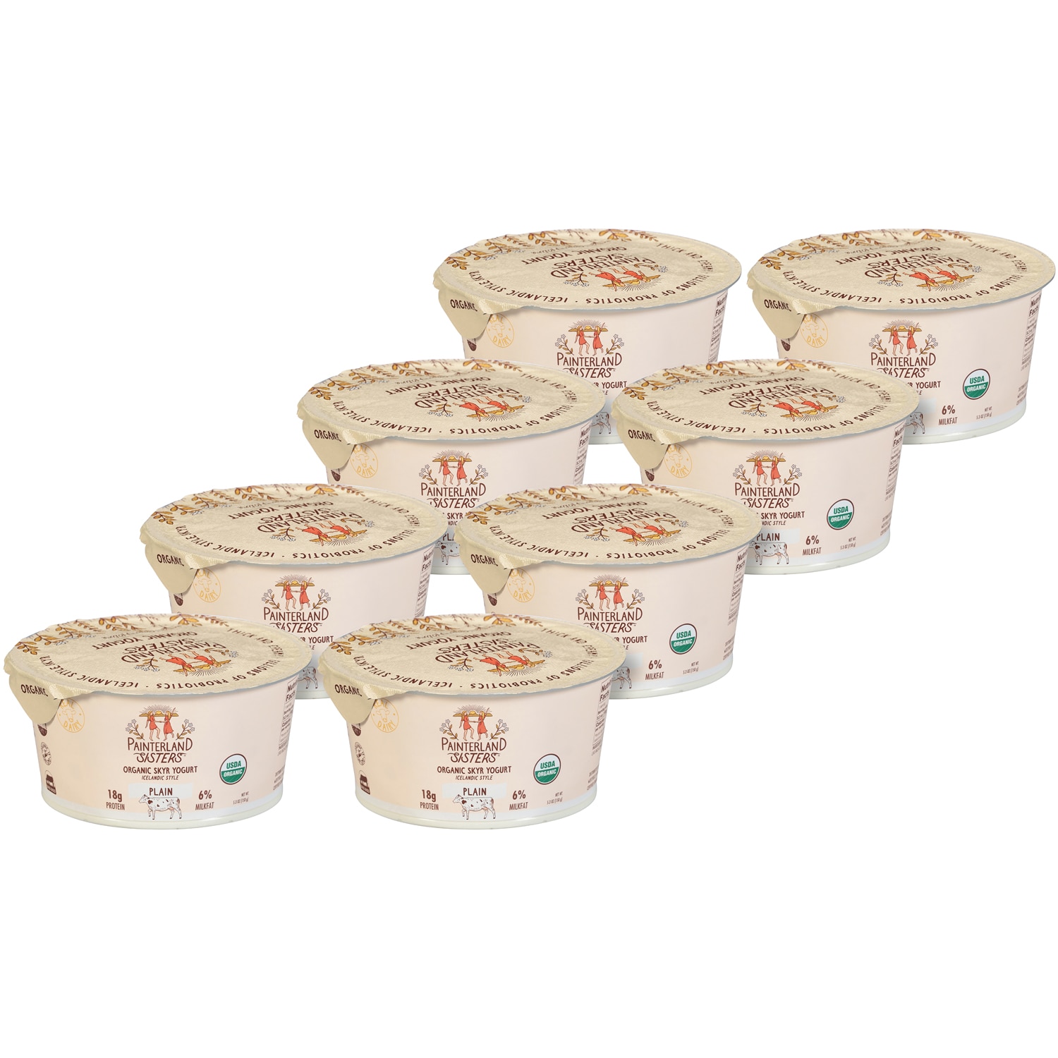 Painterland Sisters Skyr Yogurt Icelandic Style, Plain