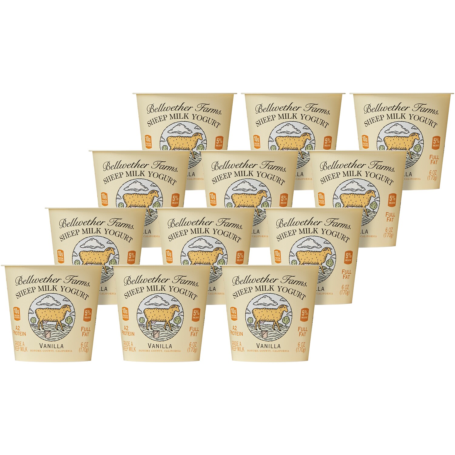 Bellwether Farms Sheep Milk Yogurt, Vanilla