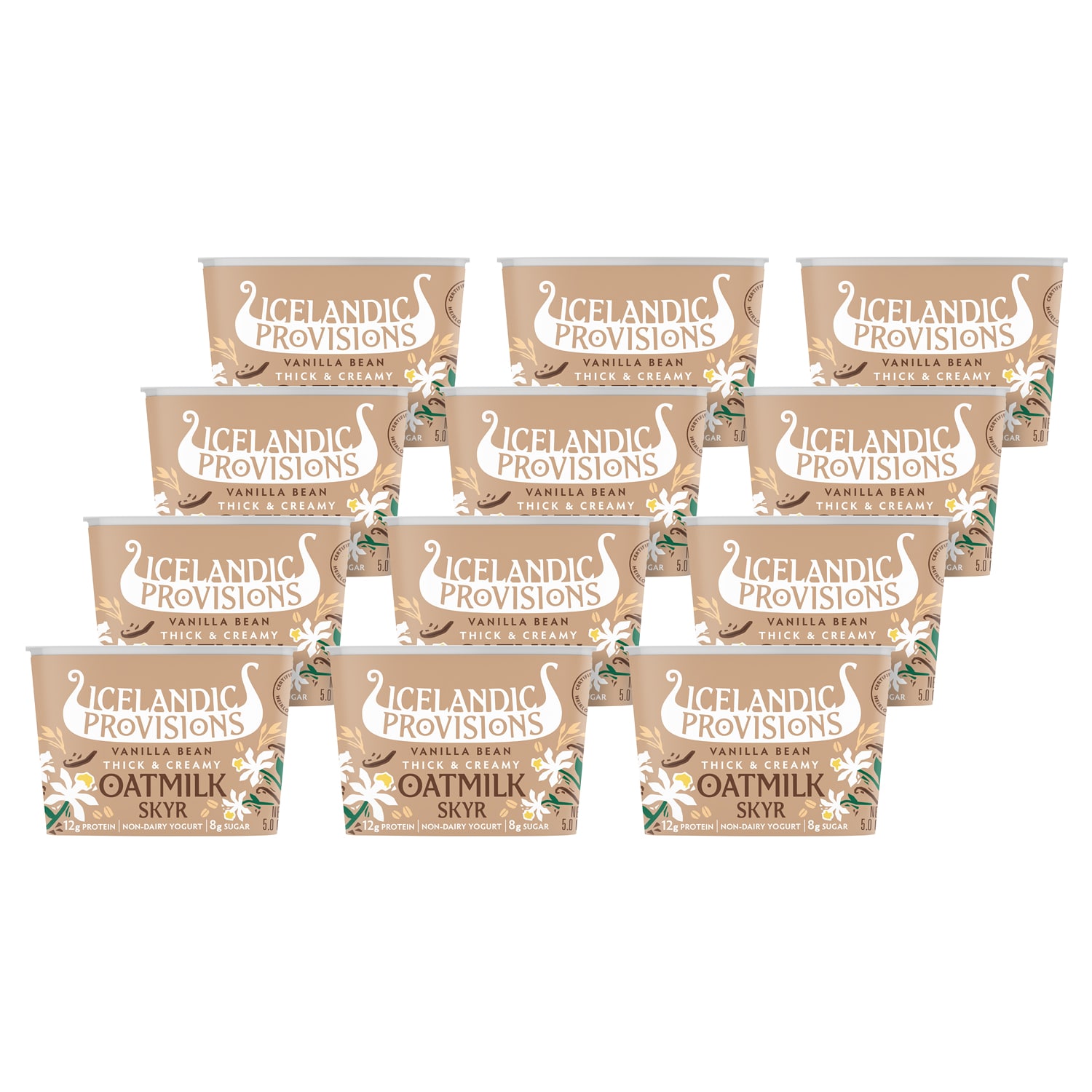 Icelandic Provisions Skyr, Oatmilk Vanilla Bean