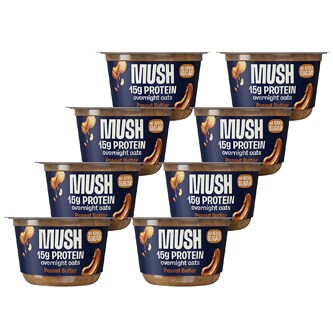 Mush Ready-to-Eat Oats, Peanut Butter