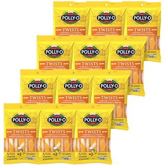 Polly-O Cheese Twists, Mozzarella & Cheddar 