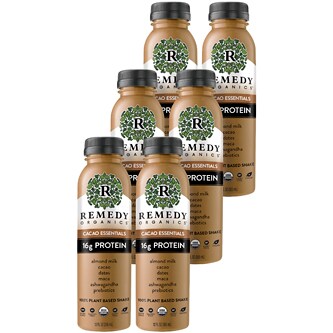 Remedy Organics 100% Plant Based Shake, Cacao Essentials, Case