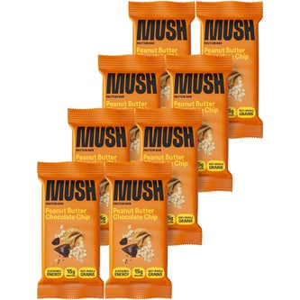 Mush Protein Bar, Peanut Butter Chocolate Chip, Case