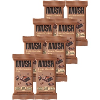 Mush Protein Bar, Double Chocolate, Case