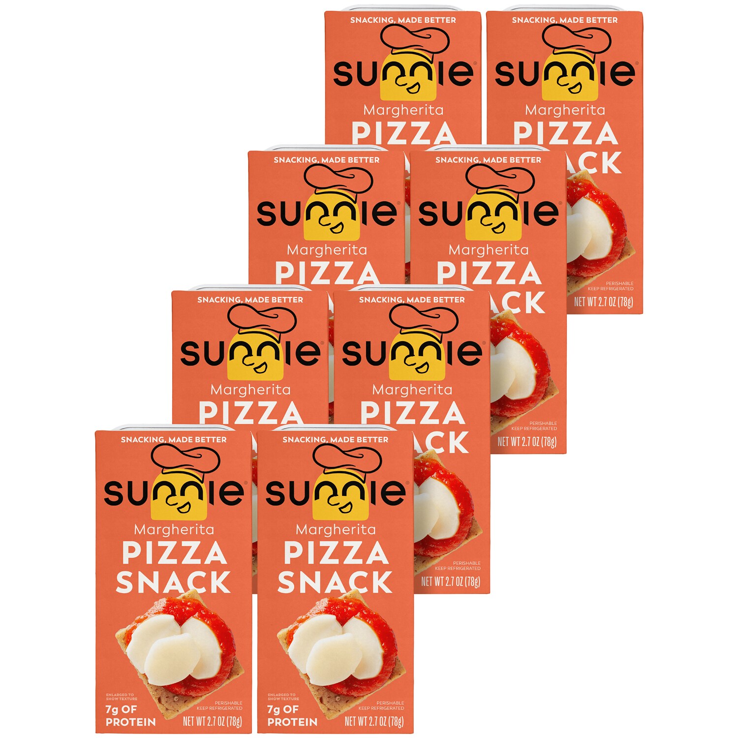 Sunnie Pizza Snack, Margherita, Case