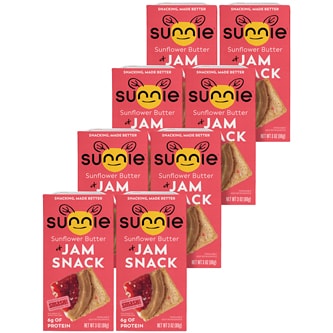 Sunnie Jam Snack, Sunflower Butter, Case