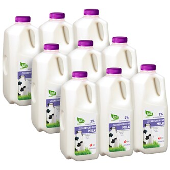 Just FreshDirect 2% Reduced Fat Milk, Cartons