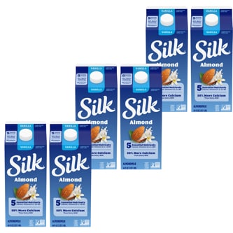 Silk Almondmilk, Vanilla, Cartons