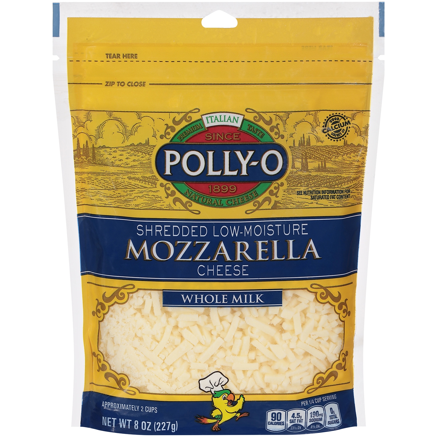 Polly-O Part-Skim Shredded Mozzarella Cheese