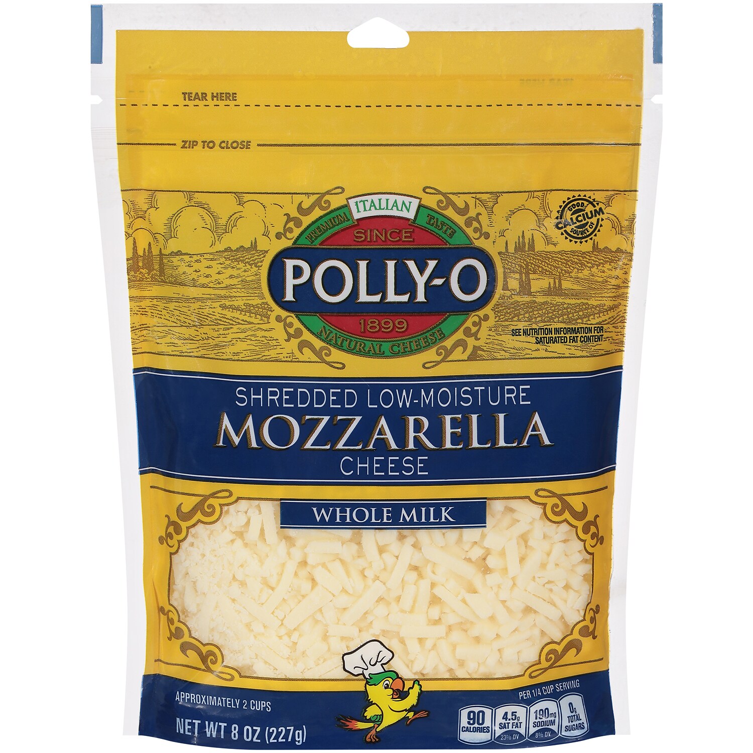 Polly-O Part-Skim Shredded Mozzarella Cheese