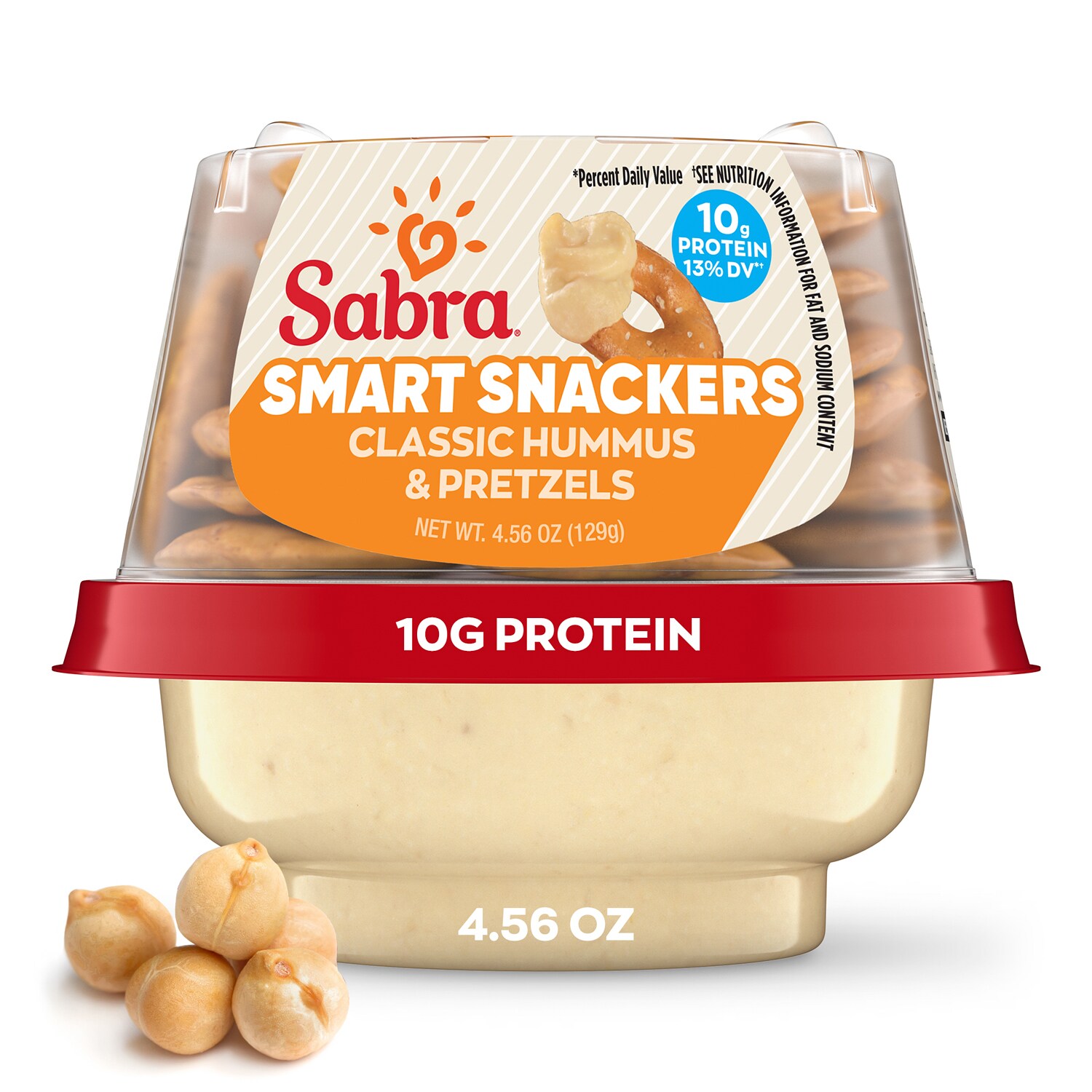 Sabra Snackers, Classic Hummus & Pretzels