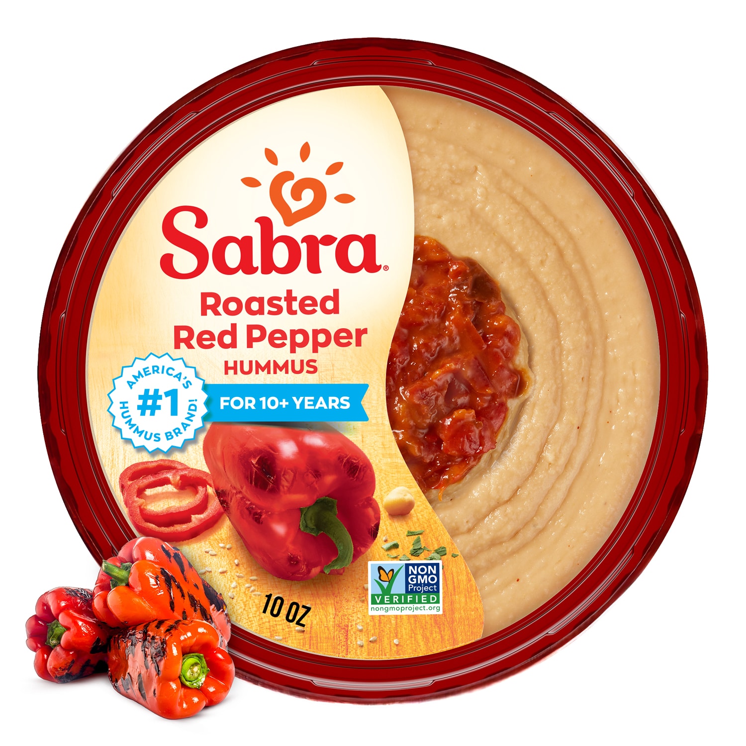 Sabra Hummus, Roasted Red Pepper 