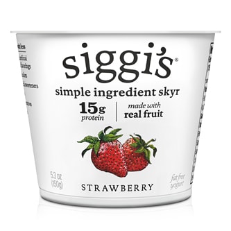 Siggi's Skyr Icelandic-Style Strained Non-Fat Yogurt, Strawberry