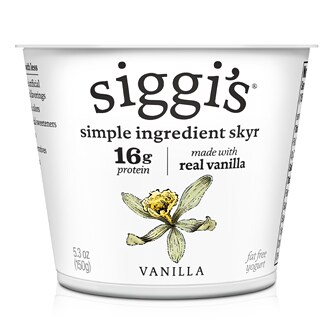 Siggi's Skyr Icelandic-Style Strained Non-Fat Yogurt, Vanilla