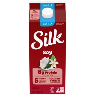 Silk Soymilk, Vanilla, Carton