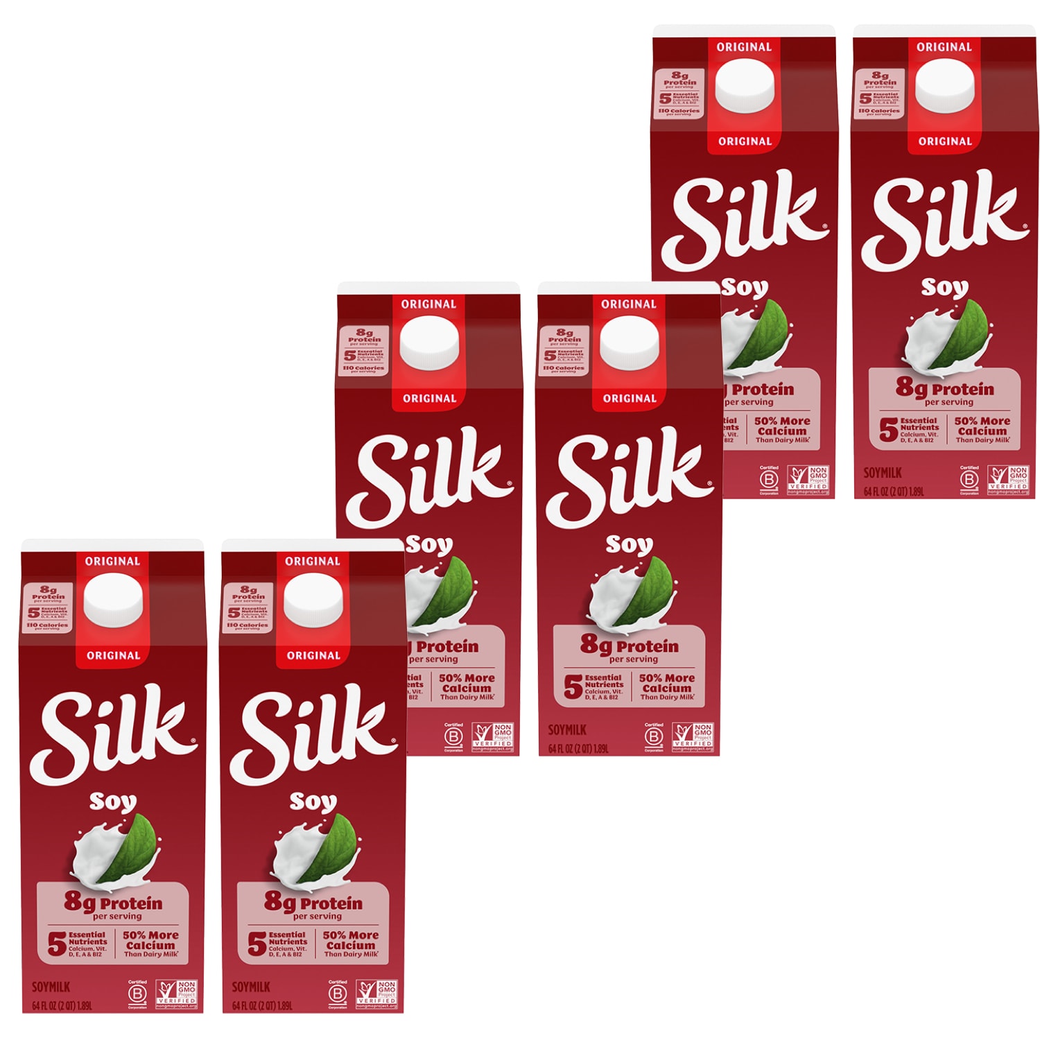 Silk Soymilk, Original, Cartons