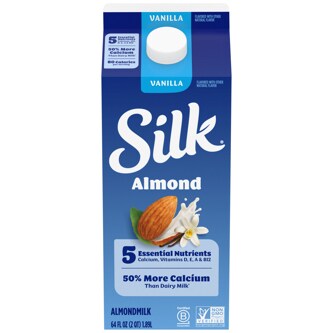 Silk Almondmilk, Vanilla, Carton
