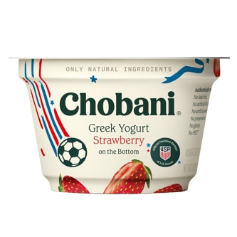 Chobani Non-Fat Greek Yogurt, Strawberry on the Bottom