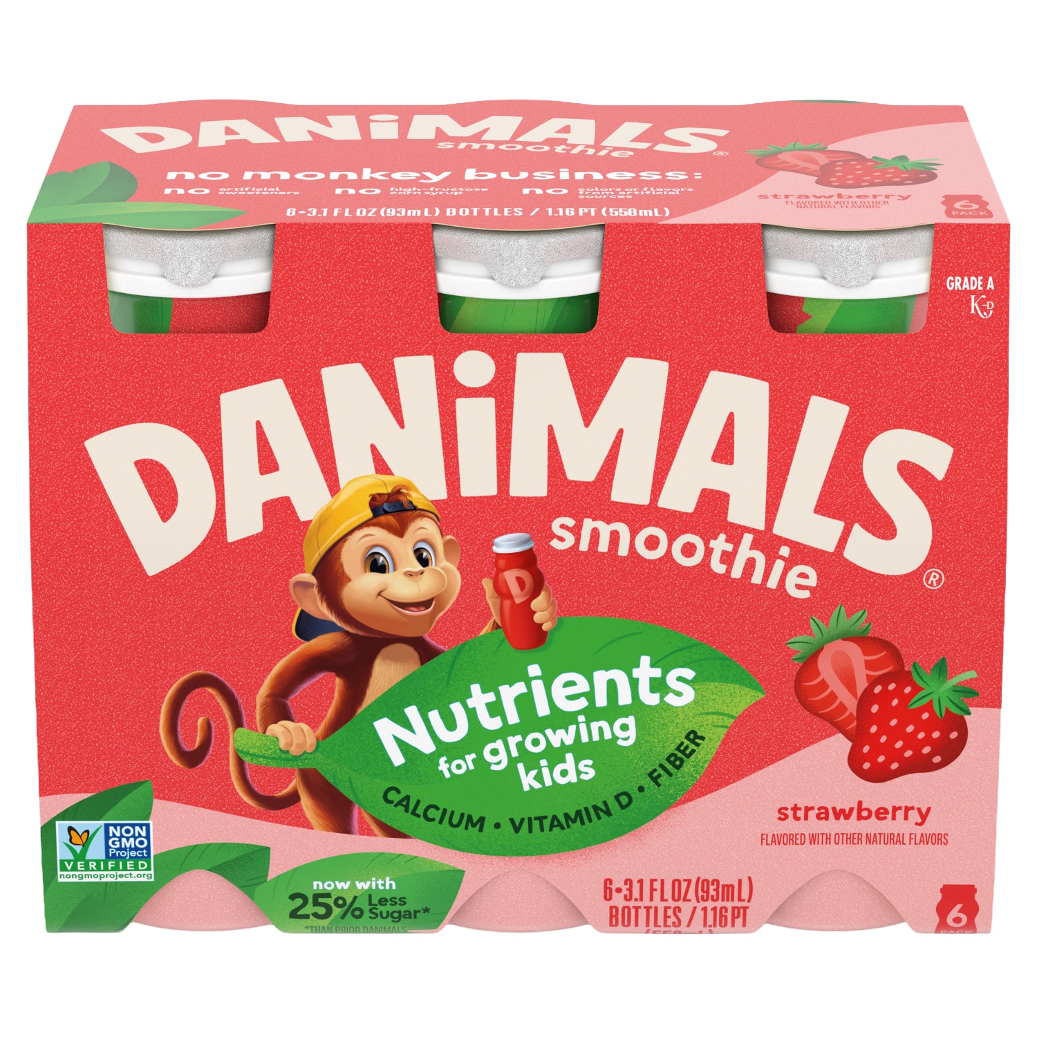 Danimals Smoothie, Strawberry