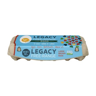 Nature's Yoke Legacy Free-Range Large Brown Eggs, Dozen