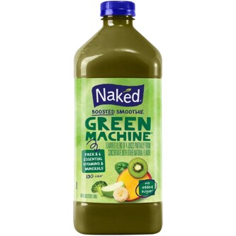 Naked Juice 100% Juice Smoothie, Green Machine, Plastic Bottle