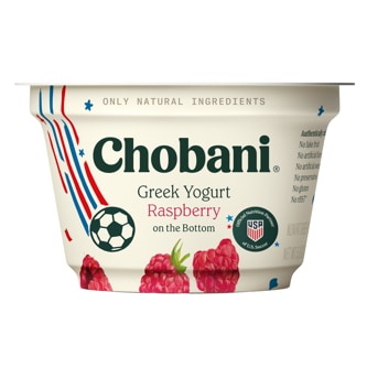 Chobani Non-Fat Greek Yogurt, Raspberry on the Bottom