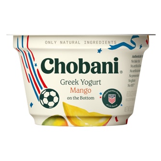 Chobani Low-Fat Greek Yogurt, Mango on the Bottom
