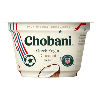 Chobani Low-Fat Greek Yogurt, Coconut Blended