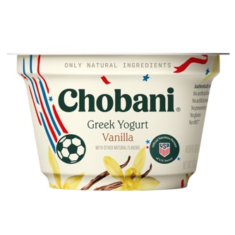 Chobani Non-Fat Greek Yogurt, Vanilla Blended
