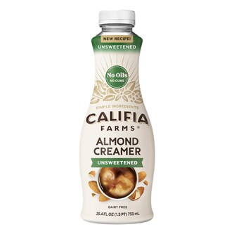 Califia Farms Almondmilk Creamer, Unsweetened
