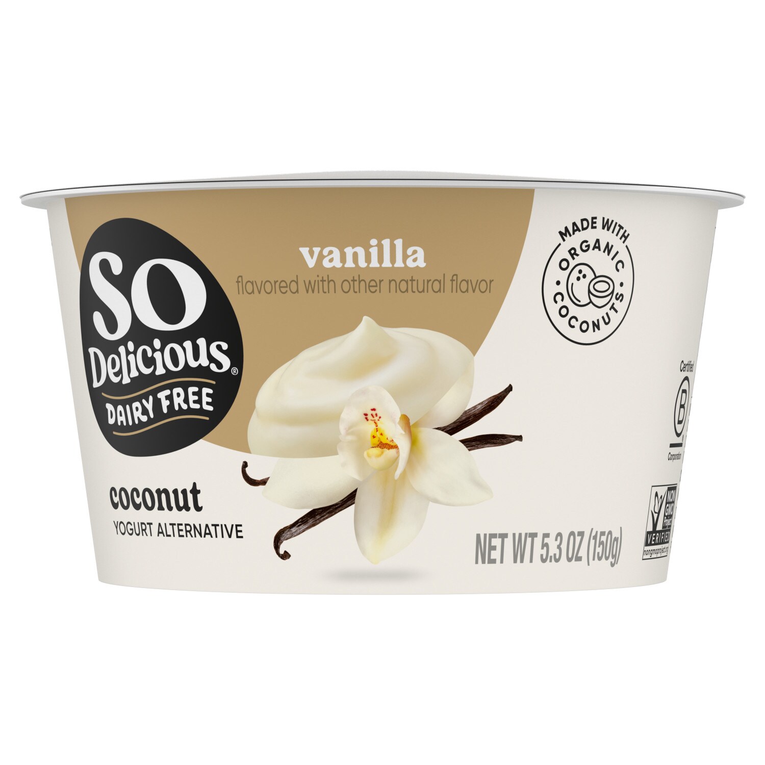 So Delicious Dairy Free Organic Coconutmilk Yogurt Alternative, Vanilla