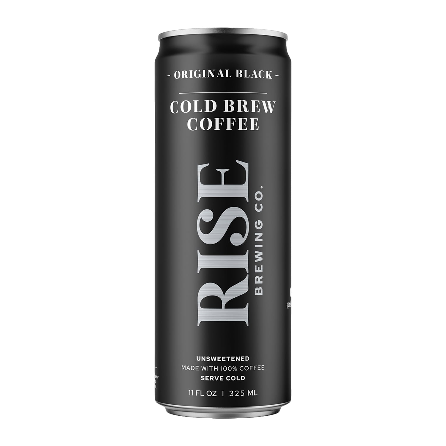 RISE Brewing Co. Nitro Cold Brew Coffee, Original Black, Can