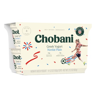 Chobani All Natural Non-Fat Greek Yogurt, Plain
