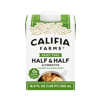 Califia Farms Half & Half Coconut Cream & Almondmilk, Unsweetened