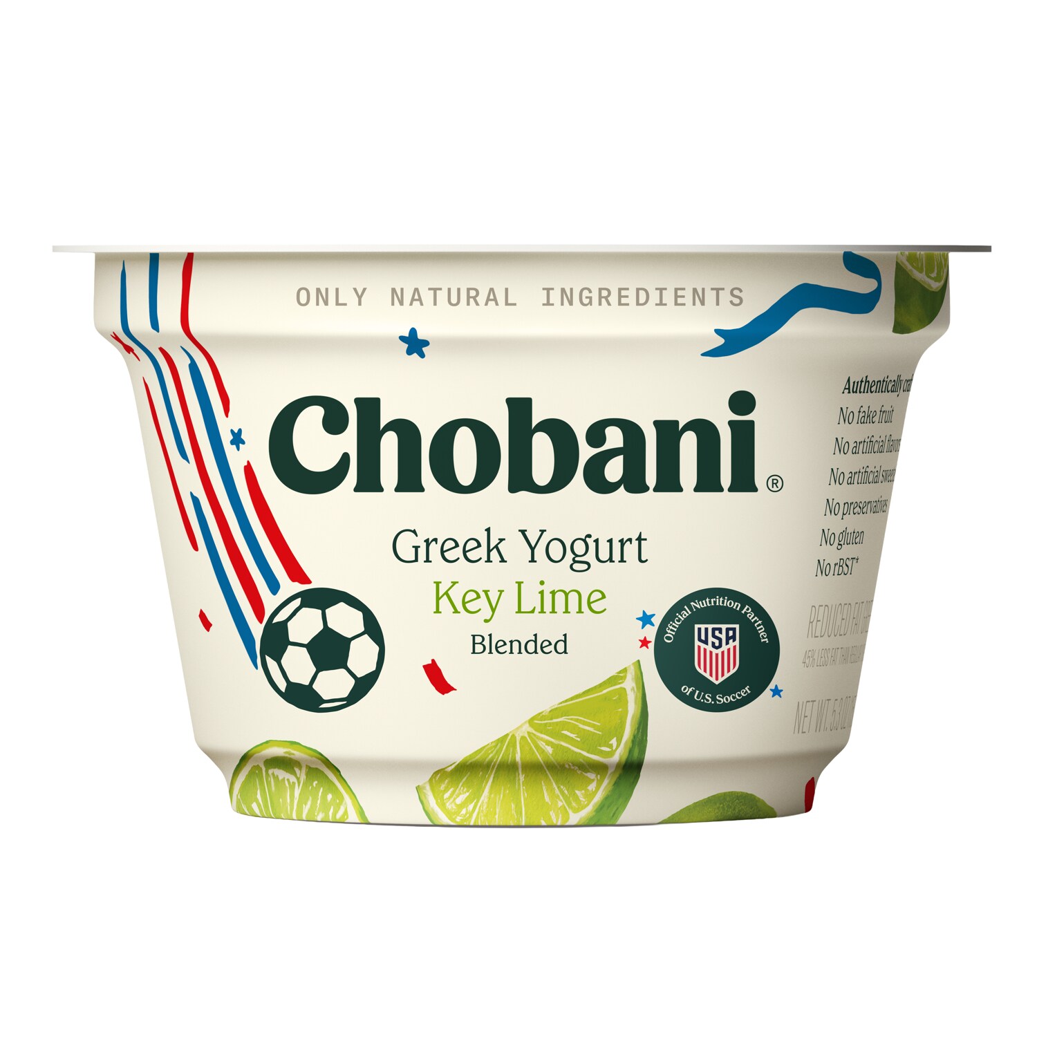 Chobani Low-Fat Greek Yogurt, Key Lime Blended