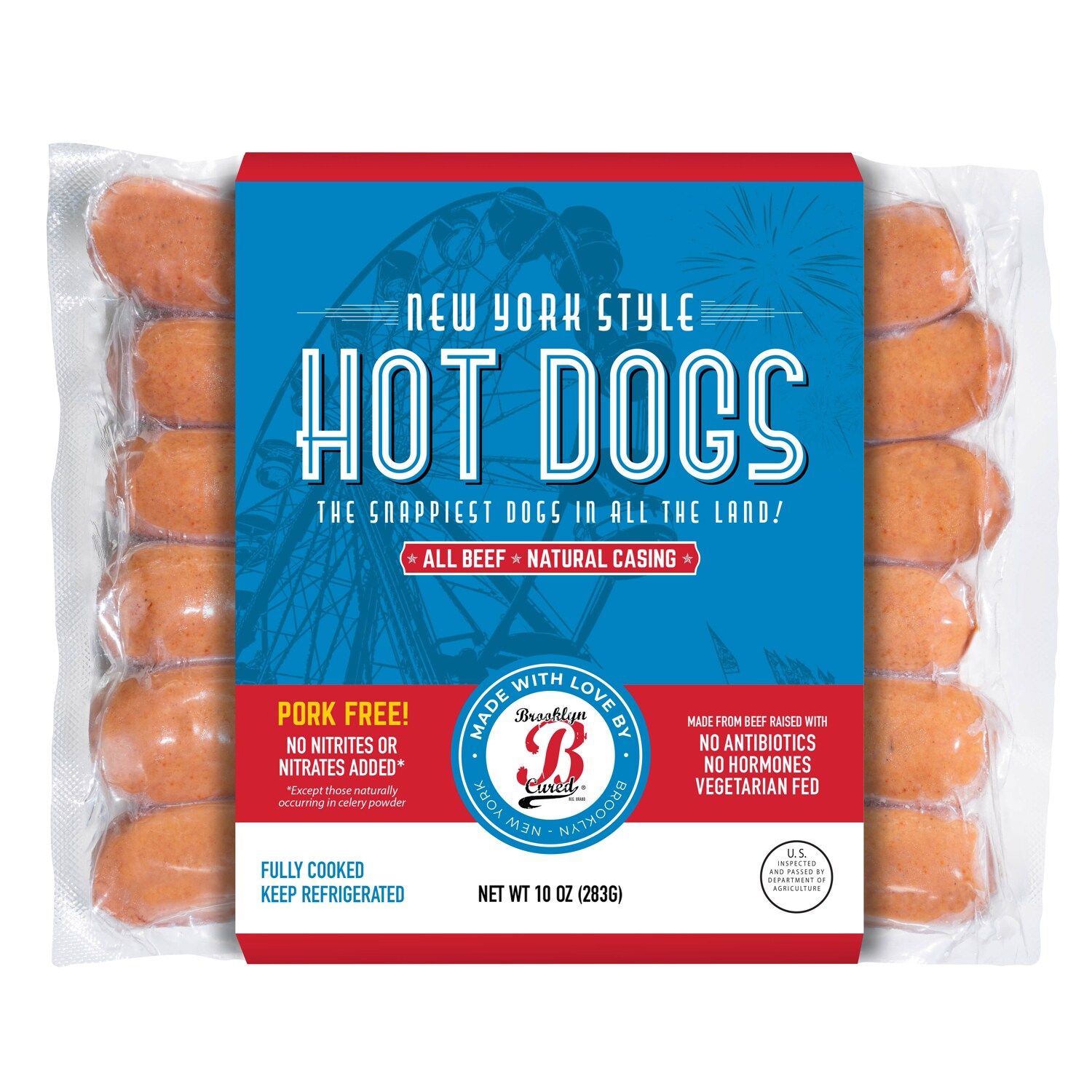 Brooklyn Cured Uncured New York Style Hot Dogs