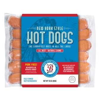 Brooklyn Cured Uncured New York Style Hot Dogs