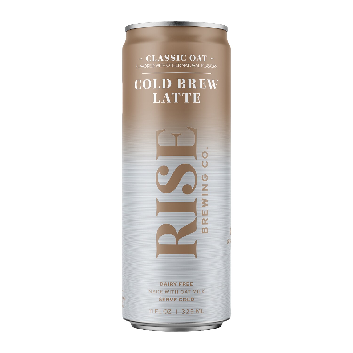 RISE Brewing Co. Nitro Cold Brew Coffee, Oat Milk Latte, Can