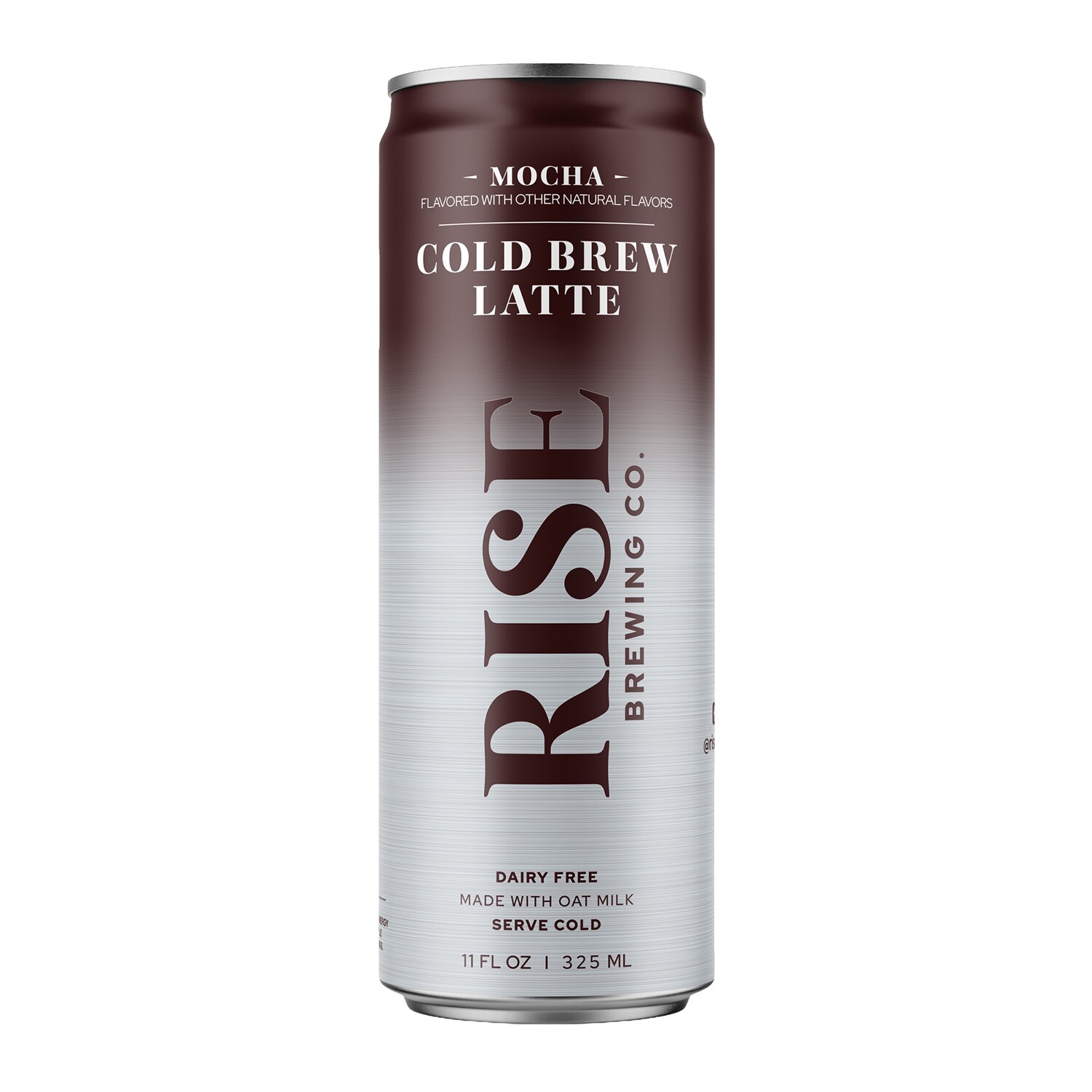 RISE Brewing Co. Nitro Cold Brew Coffee, Oat Milk Mocha, Can