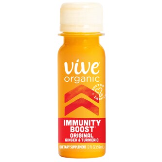 Vive Organic Immunity Boost Shot, Original Ginger and Turmeric Wellness Shot