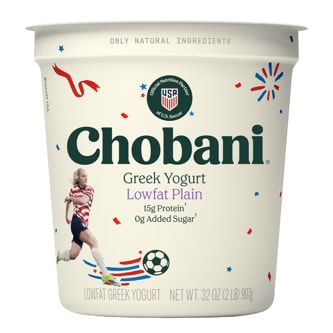 Chobani Low-Fat Greek Yogurt, Plain