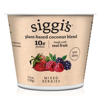 Siggi's Plant-Based Coconut Blend Yogurt, Mixed Berries