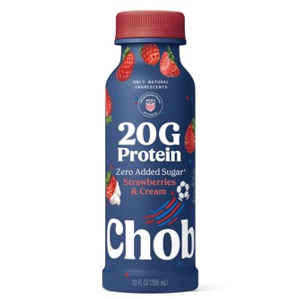 Chobani 20g Protein Greek Yogurt Drink, Strawberries & Cream
