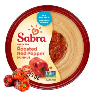 Sabra Hummus, Roasted Red Pepper, Family Size