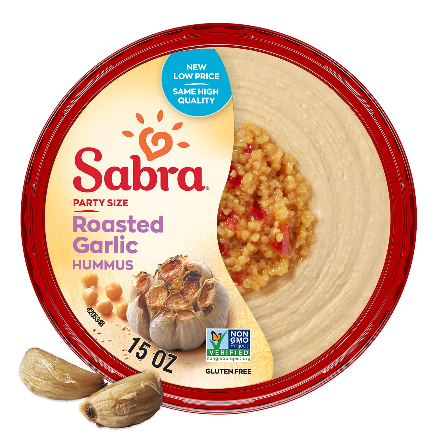 Sabra Hummus, Roasted Garlic, Family Size