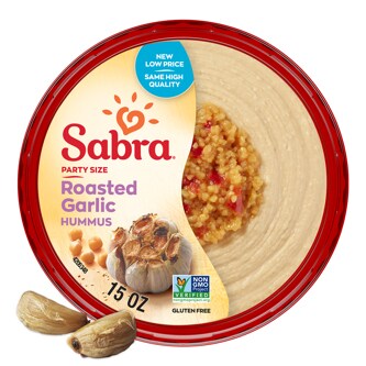 Sabra Hummus, Roasted Garlic, Family Size