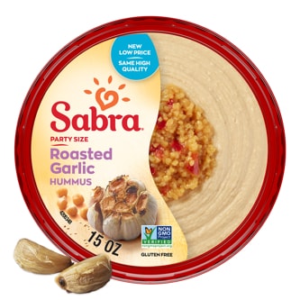 Sabra Hummus, Roasted Garlic, Family Size