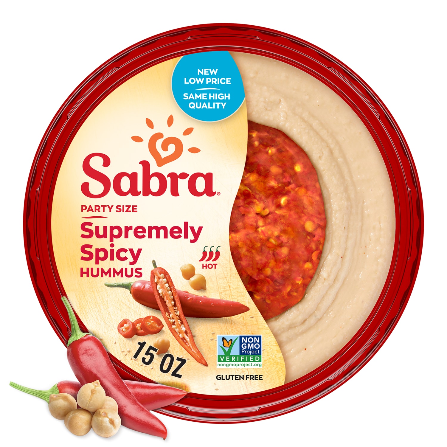 Sabra Hummus, Supremely Spicy, Family Size