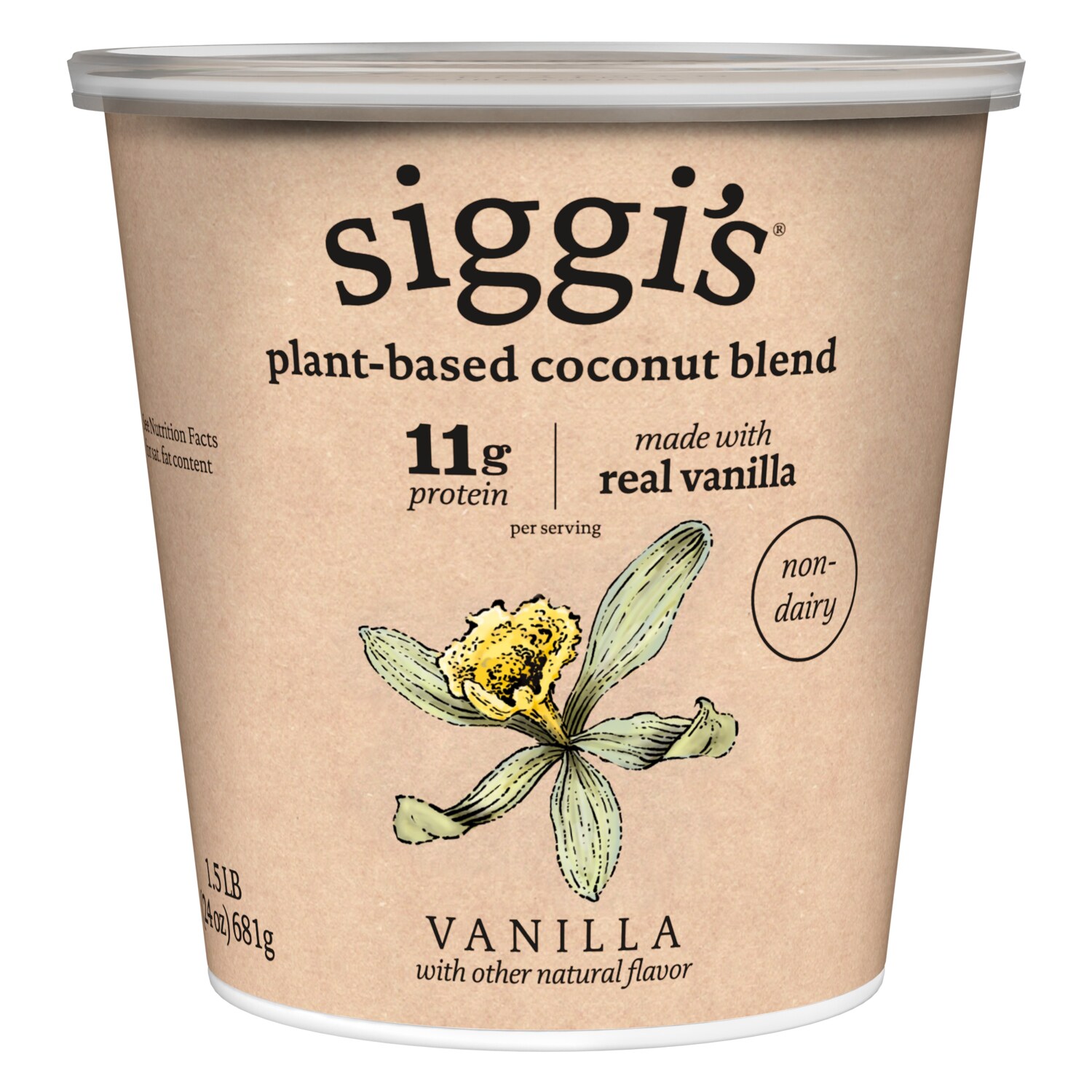 Siggi's Plant-Based Coconut Blend Yogurt, Vanilla